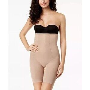 NWT~Women's MIRACLESUIT High Waist Thigh Slimmer Style # 2709 Nude SZ M